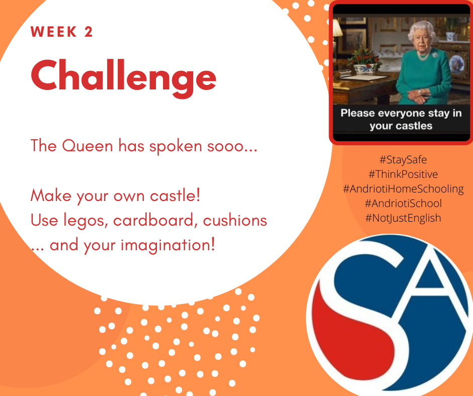 Andrioti Home Schooling: Week 2 challenge