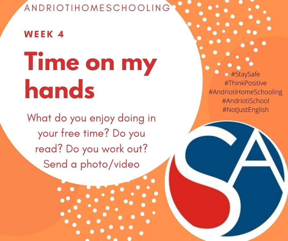 Andrioti Home Schooling: Week 4 challenge